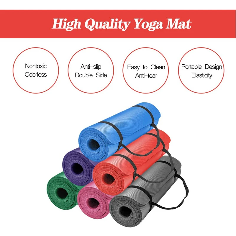 Бутадиен нитрильный каучук йога коврик 183*60 см супер толщина 20 мм коврики Non slip