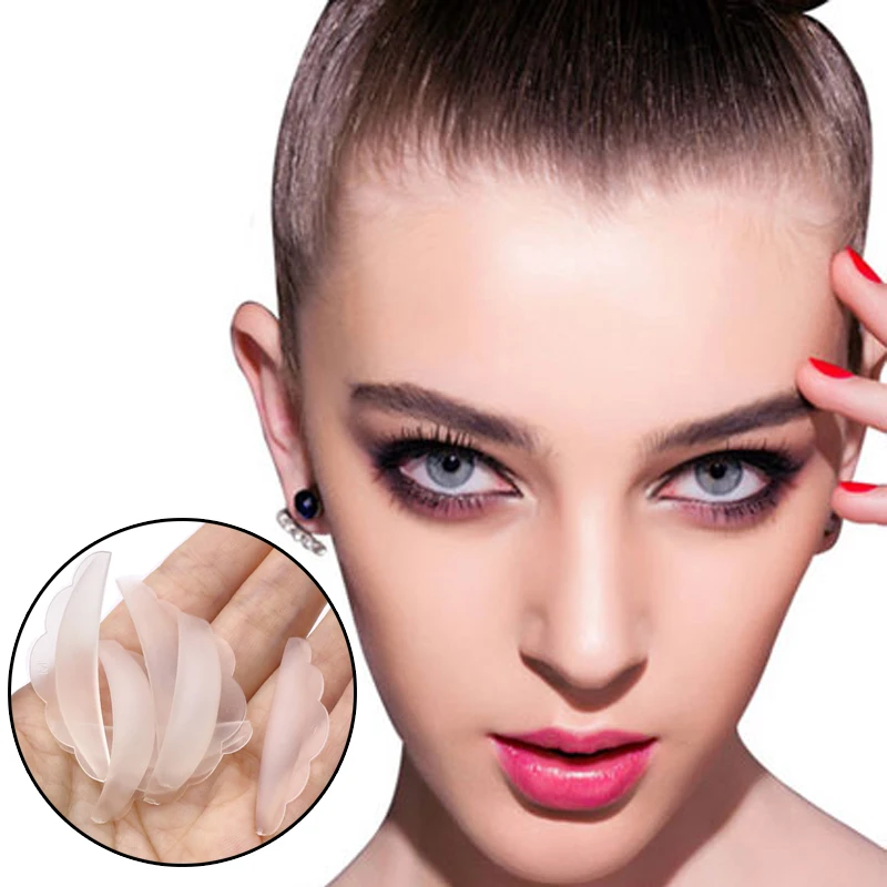 

3Pair Silicone Eyelash Perm Pads Eyelash Lifting Eye Lash Extension Patch Lift Perming Eyelash Lift Curlers Curl Eyelid Pads