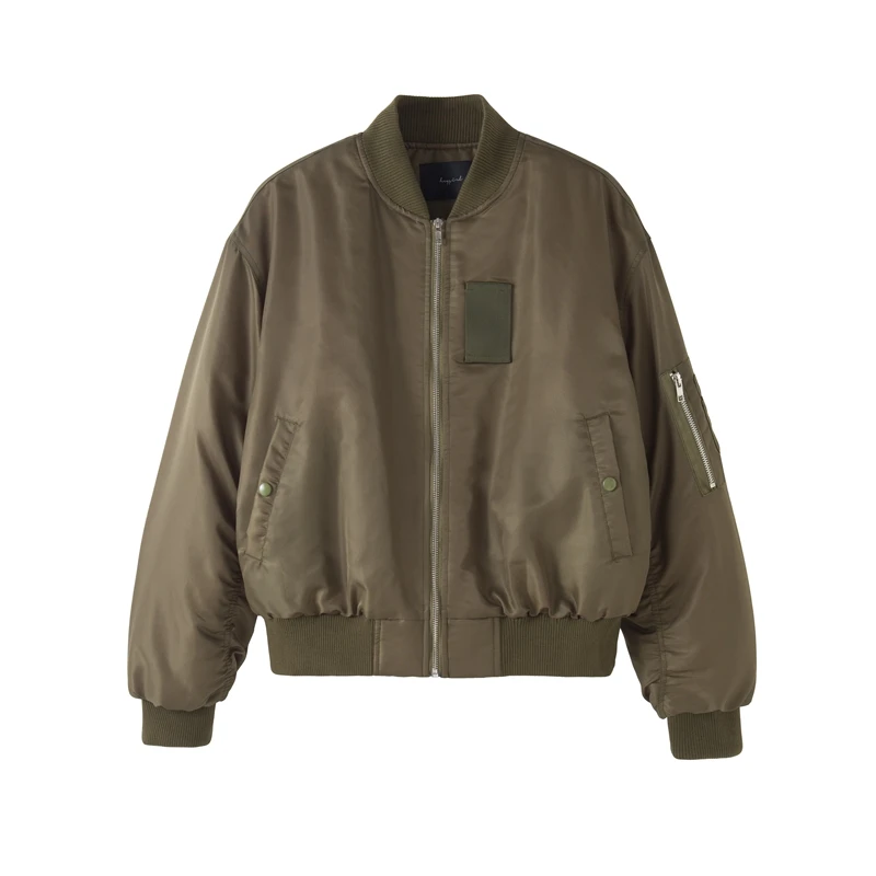 

Women Basic Jacket New Winter Fashion Clothing Slim Outerwear Long Sleeve Winter Female Coat Baseball Uniform