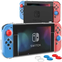 mooroer case compatible with nintendo switch dockable switch cover protective case with screen protector and thumb stick caps