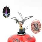 1 шт. уличная стойка для газовой плиты, складная Мини-подставка для плиты для кемпинга, поддержка печи для выживания, оборудование для приготовления пищи и пикника, кухонная утварь, аксессуары