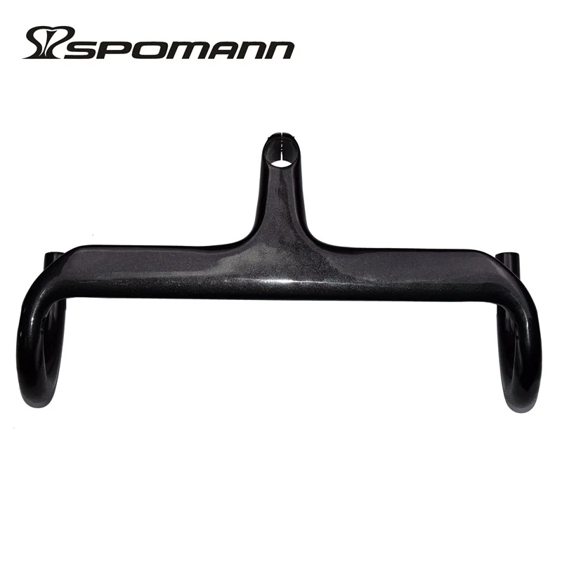 Pаспродажа Руль из углеродного волокна с изогнутой ручкой для дорожного велосипеда с подставкой