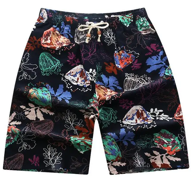 

Summer Men's Sports Shorts Surf Pants Print Color Summer Beach Shorts