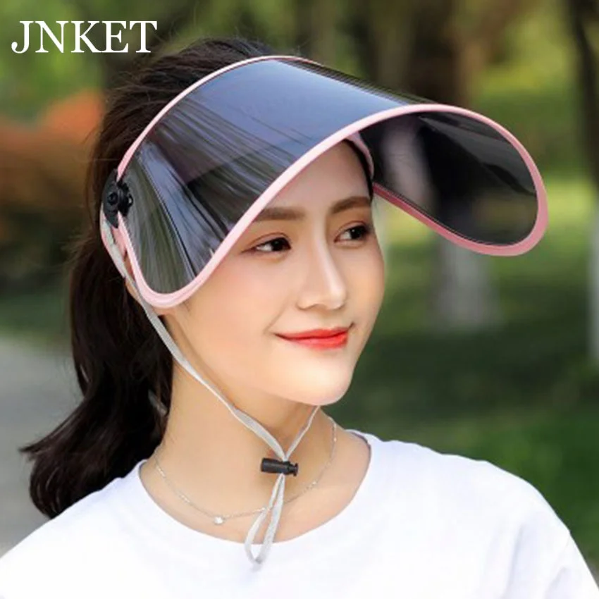 

JNKET унисекс Противоударная слюнявчик пустая верхняя шляпа УФ-защитная маска для лица Солнцезащитная шляпа