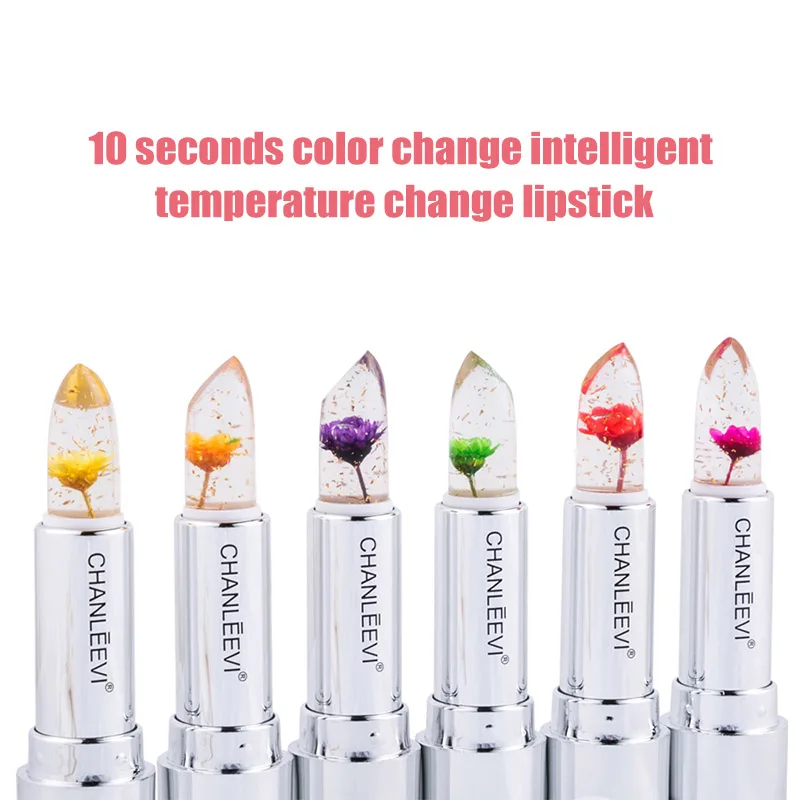 Long-Lasting Moisturizing Lip Balm Jelly Flower Color Changing Lipstick Starry Rainbow Elegant Temperament Charming And Generous | Красота и