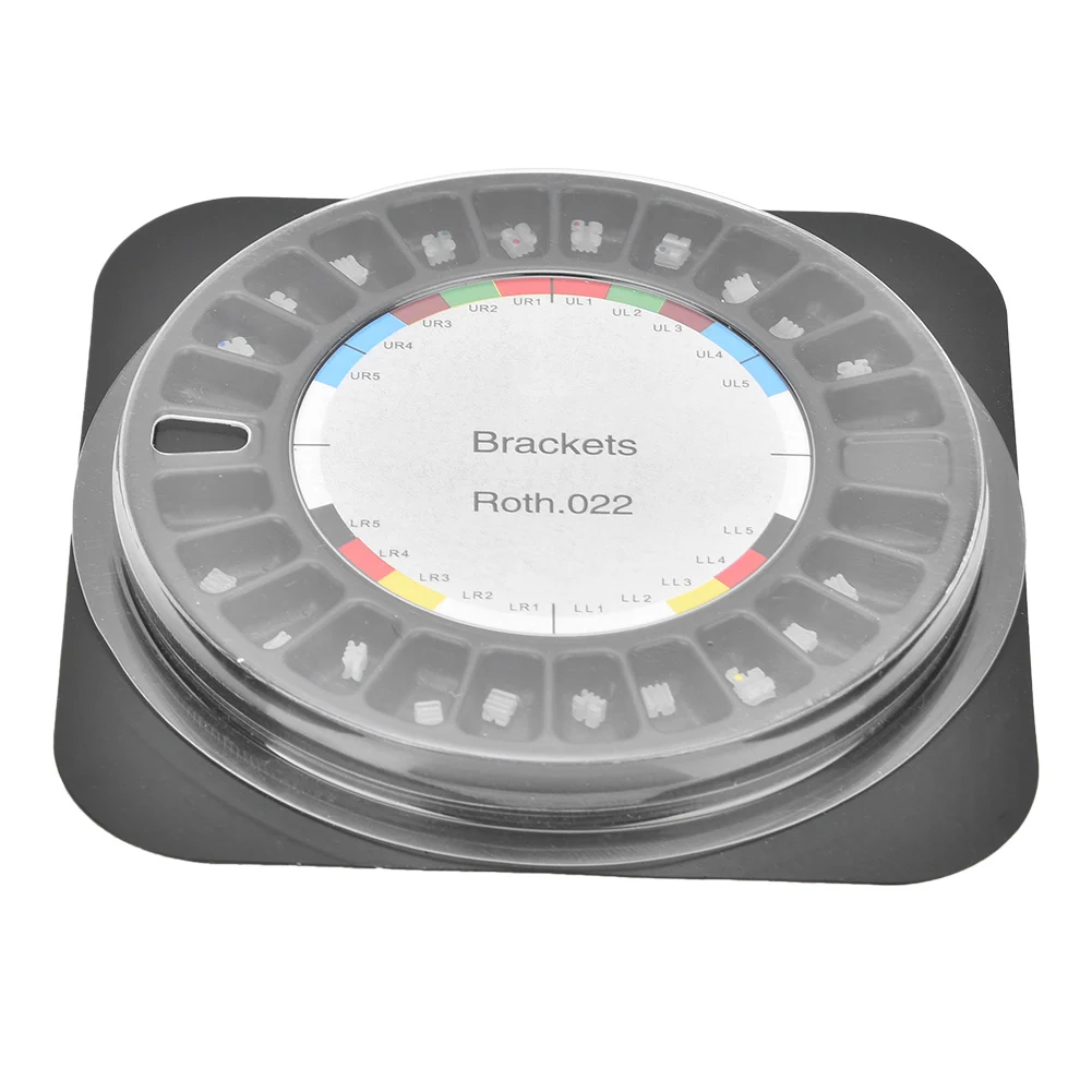 20 шт. Ортодонтические керамические кронштейны для обработки зубов