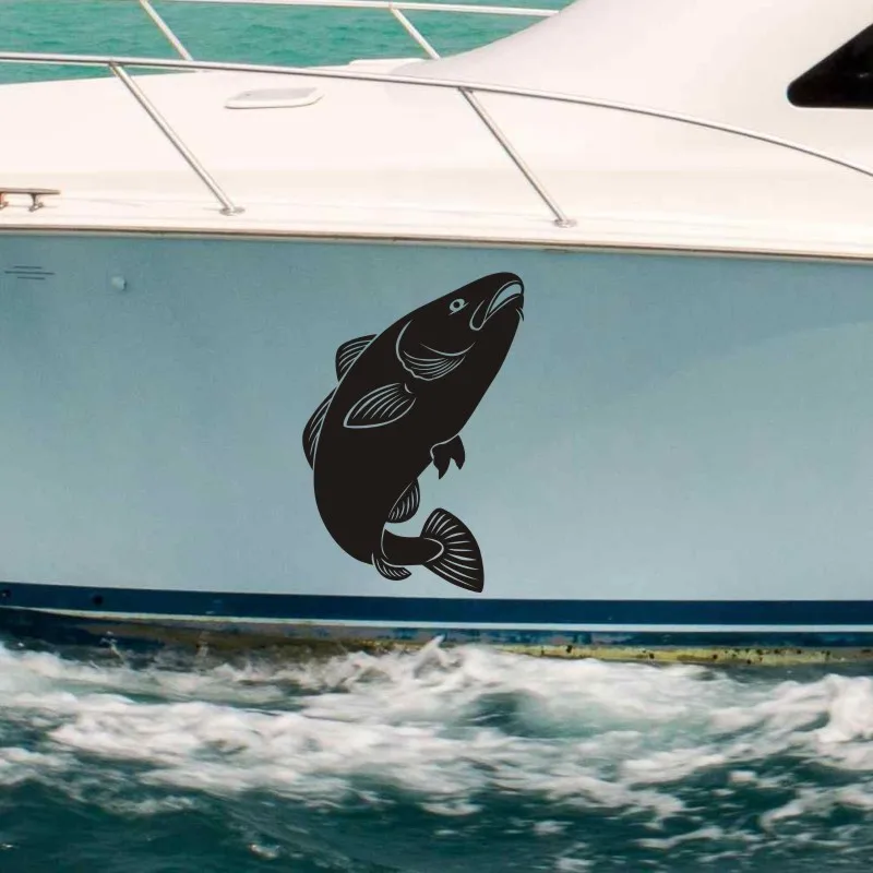 Треска рыба гадус морхуа переводная картинка ведро снасти магазин рыболовный