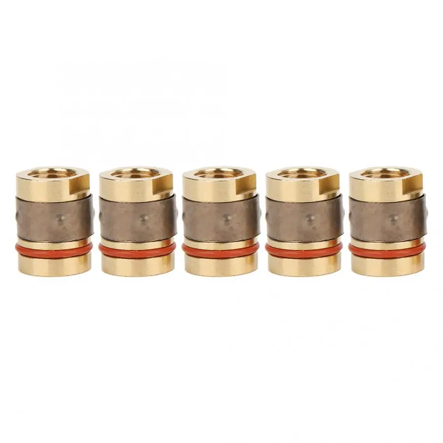 Насадка на головку 5 шт. адаптер сопла латунный защитный сварочный пистолет для MIG