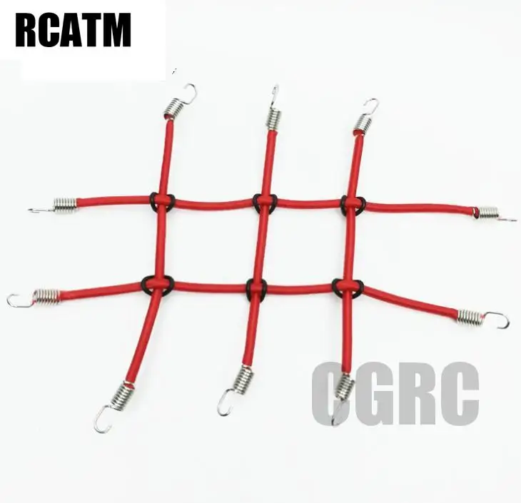 Багажная стойка нейлоновая пружинная веревка для 1/10 Rc Crawler Car Traxxas Trx4 Defender Trx6 G63 D90