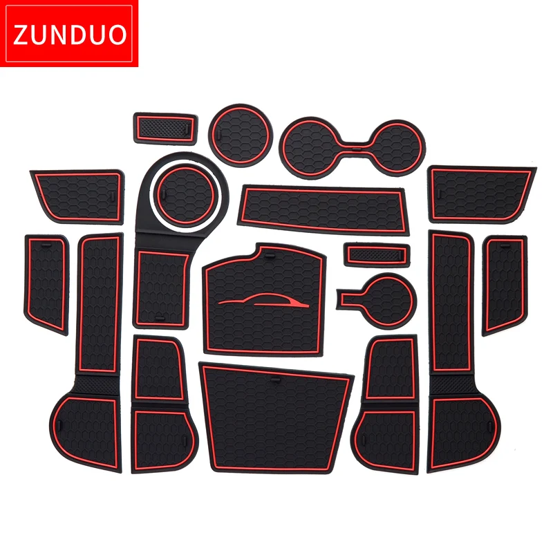 

Коврик для подстаканника, резиновый, противоскользящий, для Kia Rio X-Line, RIO 4 2017-2022, 2018, RIO4