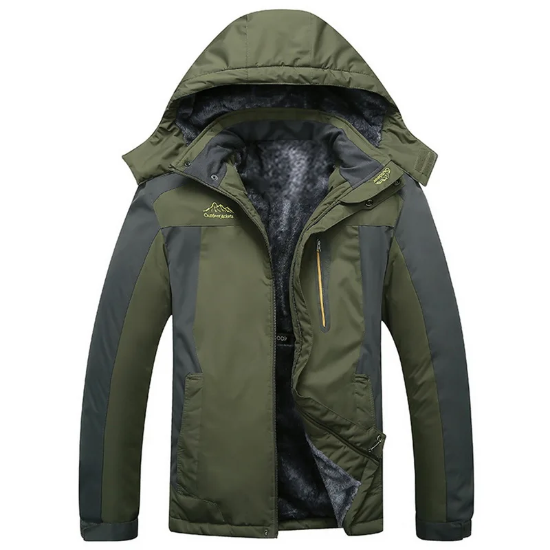 Vertvie флисовая походная зимняя куртка мужская Военная теплая водонепроницаемая с