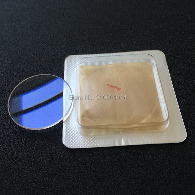 Голубое покрытие Двойной Купол толщина 1 2 мм диаметр 28 37 5 купольное сапфировое