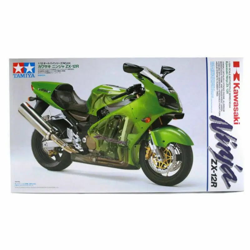 

Tamiya 14084 Motorcycle Model 1/12 Scale Motorbike Ninja ZX-12R Hobby Plastic Model Kit