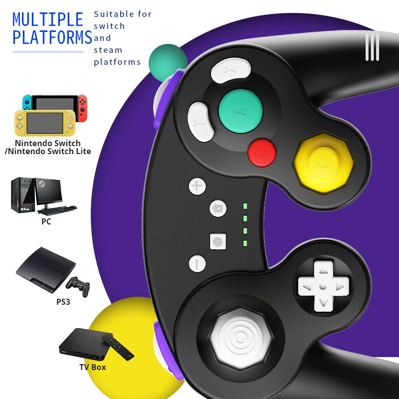 Беспроводной геймпад для Nintendo Ngc контроллер Switch/PC/TV Box/PS3 Voor джойстик|Геймпады| |