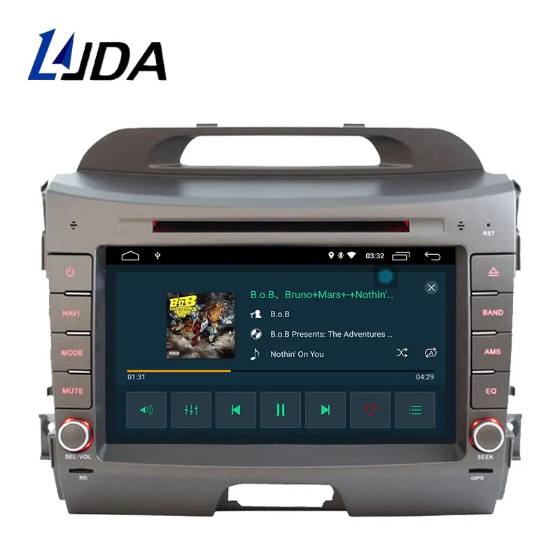 LJDA Android 10,0 dvd-плеер для автомобиля KIA Sportage 2010- 2 Din автомагнитола аудио wifi Canbus gps навигация стерео Мультимедиа