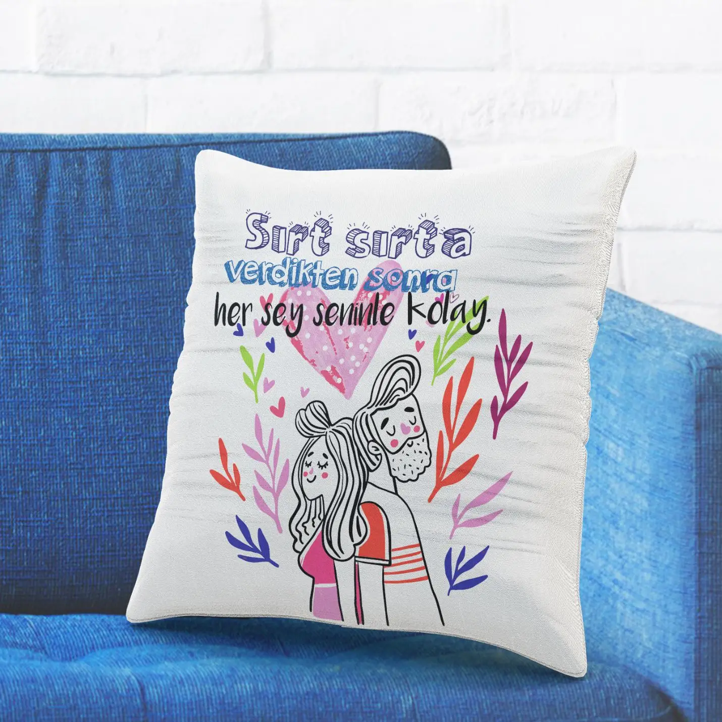 

Romantic Design Pillow Case No11