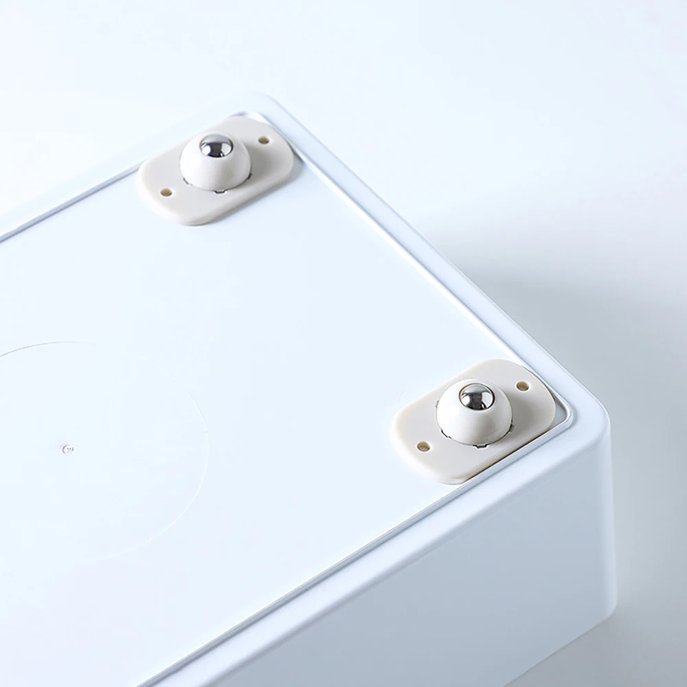 Stainless Steel Rollers Self-adhesive Furniture Casters Hous