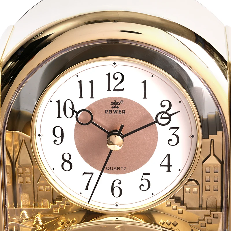 Высококлассные настольные часы с бесшумным кварцевым механизмом