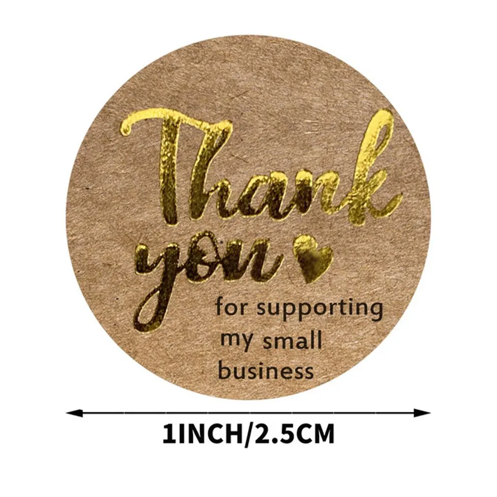 

Thank You For Supporting My Small Business Stickers 500 Labels Per Roll Gift Wrapping Decoration Self-adhesive Labe L