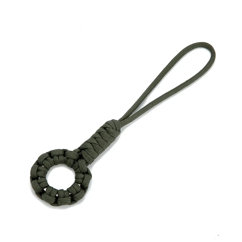 

Handmade Multifunction 7-core Umbrella Rope Weaving Keychain Lanyard paracord Rope Knitting Anti-lost ring buckle Car Keyring
