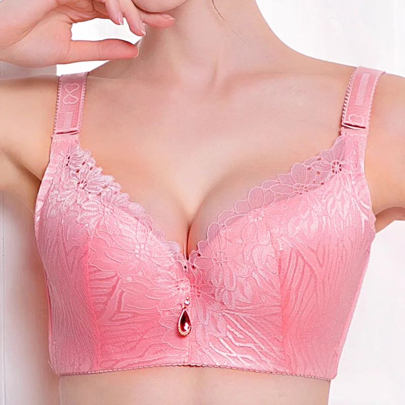 

Женский кружевной бюстгальтер с чашкой пуш-ап 3/4