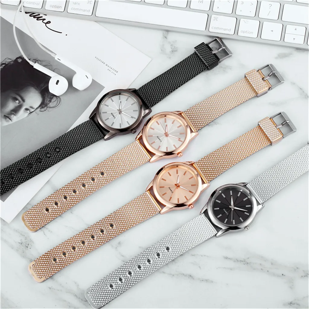 

News Fashion Ladies Watches 2020 Stainless Steel Dial Casual Bracele Silicone Quartz Watch For Women relogio feminino