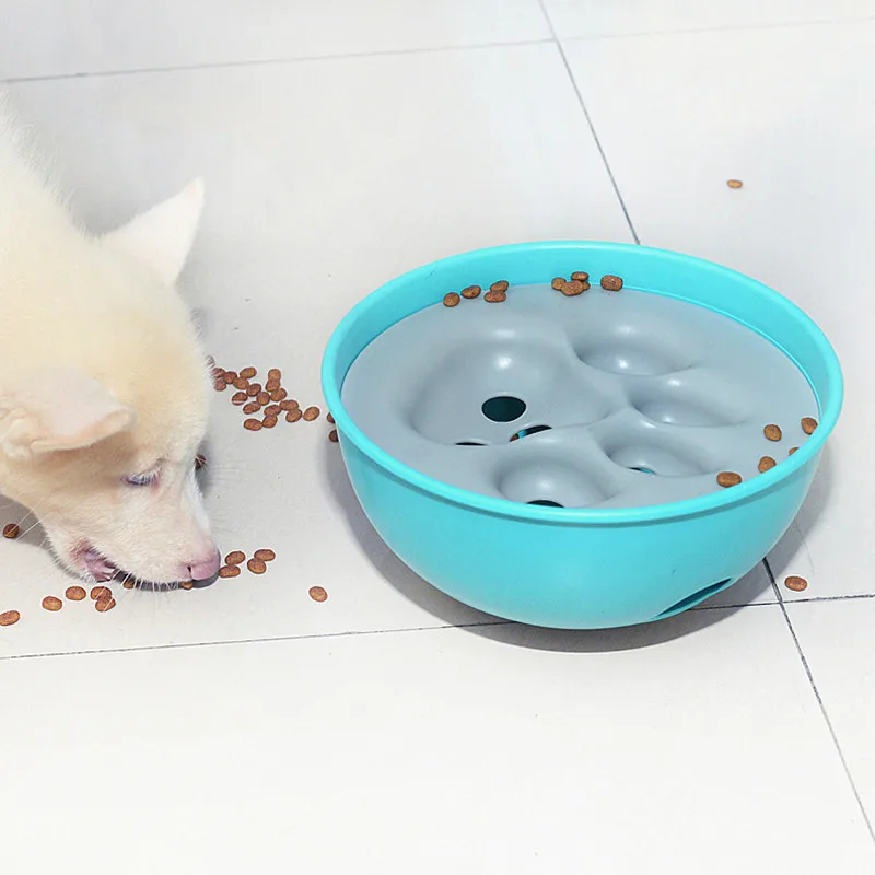 

Pet Training Exercise Fun Bowl Pet Dog Fun Bowl Feeder Cat Feeding interactive Toys Pets Tumbler Leakage Food Ball