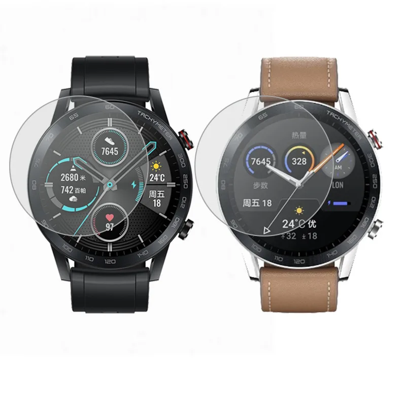 5 шт. для Huawei Watch GT2 46 мм/GS Pro/GT 2E /Honor magic2 мм закаленное стекло Защита экрана 9H 2.5D