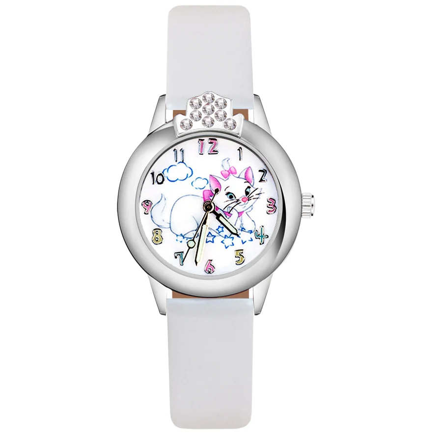 С рисунком кота из мультфильма с украшением в виде кристаллов Стильная Детская