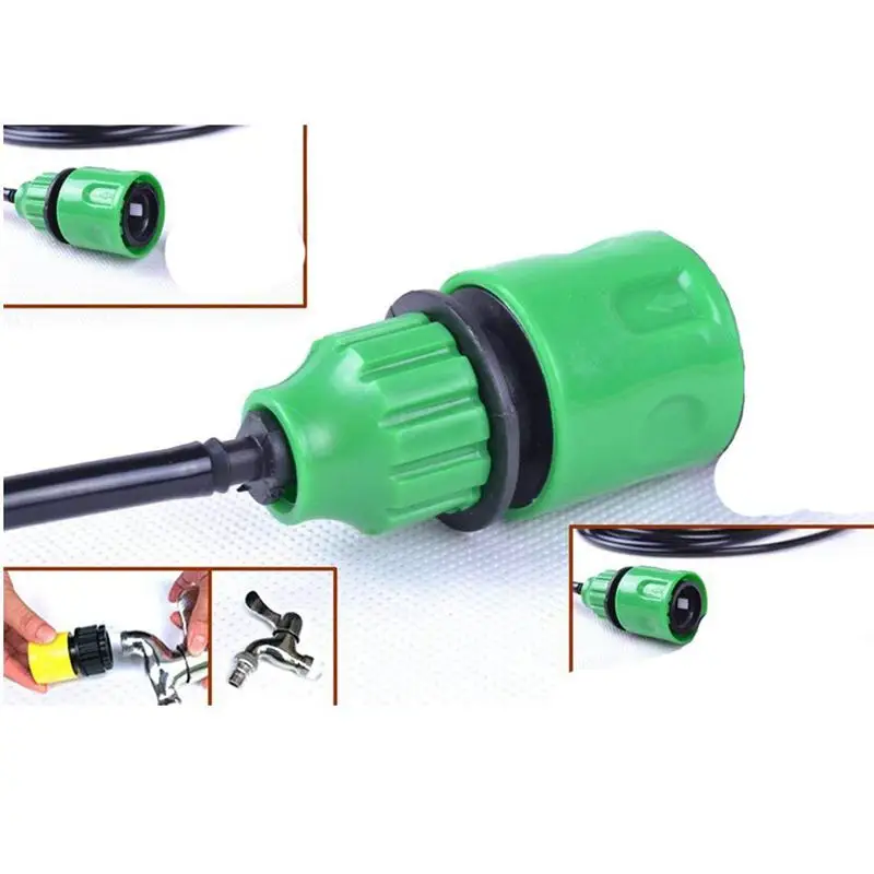 

Садовый шланг трубы в одну сторону адаптер Разъем для подключения к фитинг для полива и орошения, набор из 4 шт.