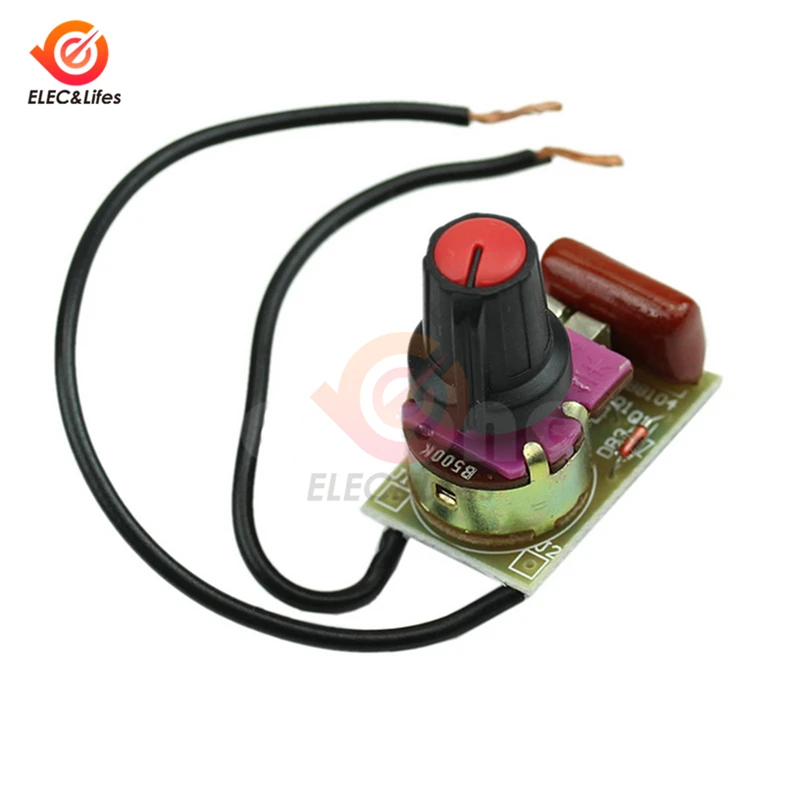 

100W LED Dimmer Module DIY Kit For Arduino Dimming Dimmer Switch Light Board AC Motor Potentiometer Switching Speed Controller