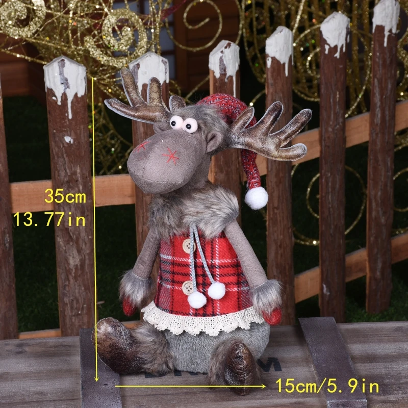 Большие navidad куклы мышки рождественские украшения Navidad фигурка медведь рождественские украшения для дома год adornos de navidad