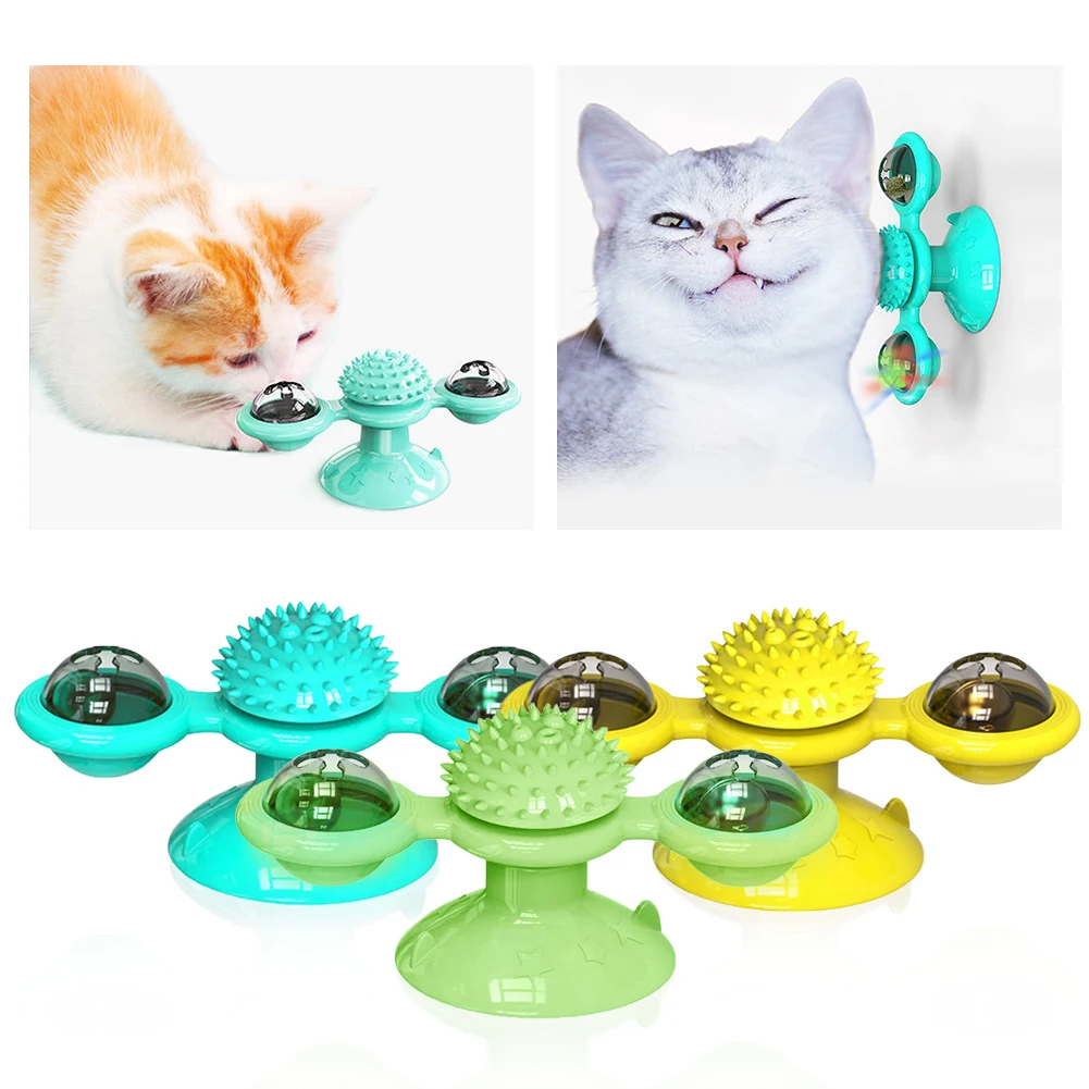 Игрушка для кошек Интерактивная карусель собак устройство протирания домашних