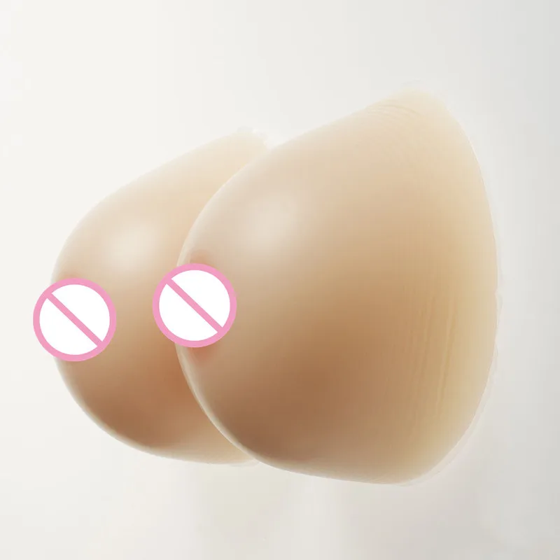G To KK Cup Large Silicone Breast Forms Enhancer Drag Queen False Boobs Bush Up Backless Bra Plus Size Backless Bra Pink