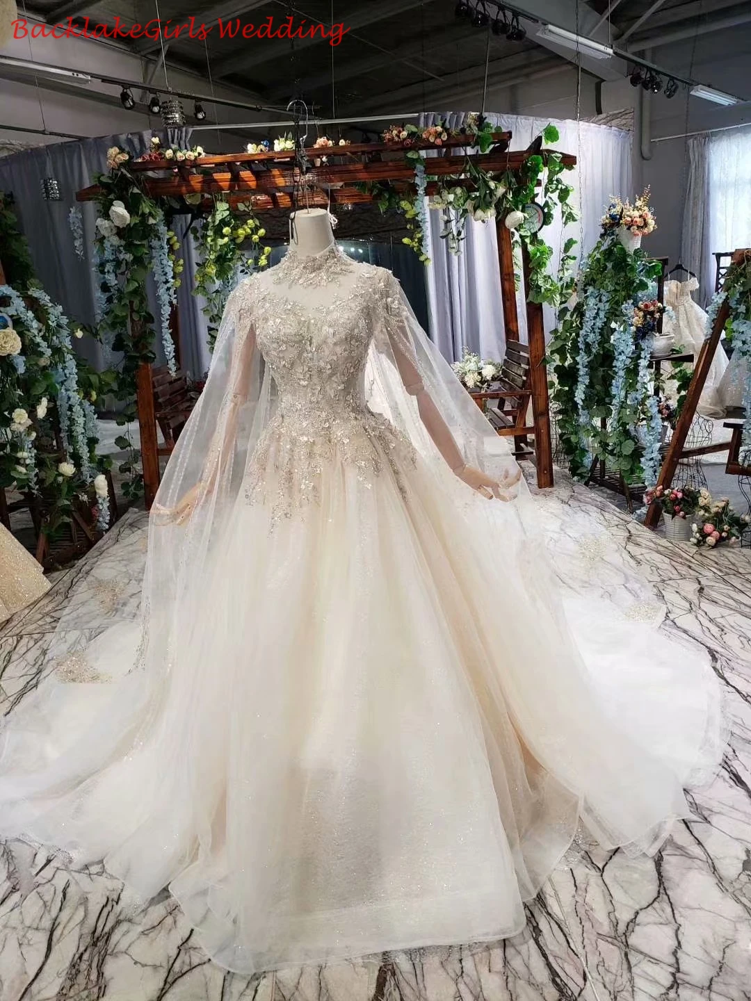 Реальные фотографии бальное платье свадебное винтажное мусульманское плюс