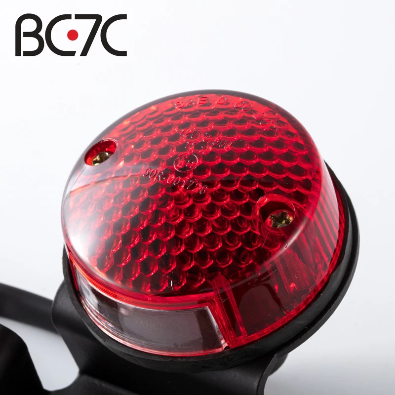 Мотоциклетный Ретро красный круглый стоп сигнал с кронштейном для Harley круиз