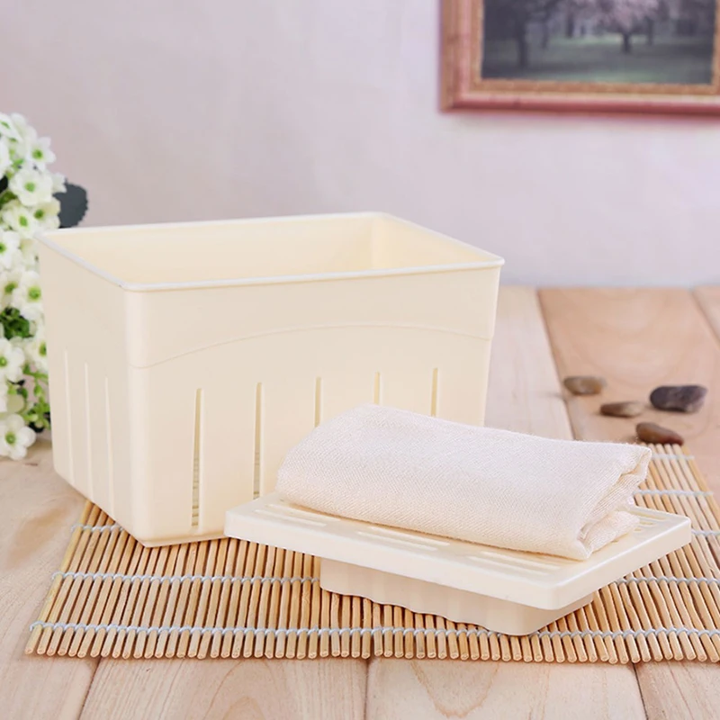 DIY пресс форма для домашнего тофу пластиковая коробка Набор изготовления бобы