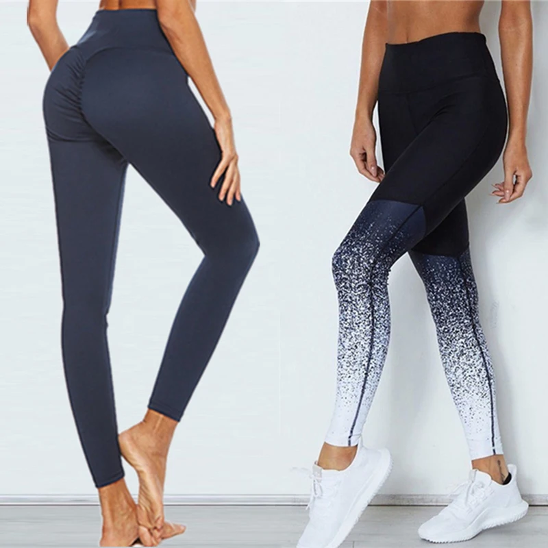 Йога спортивные эластичные брюки с высокой посадкой леггинсы Для женщин S XL
