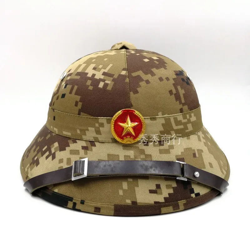 Вьетнамская Военная армейская шапка NVA VIETCONG VC PITH шлем джунгли камуфляжная Marpat