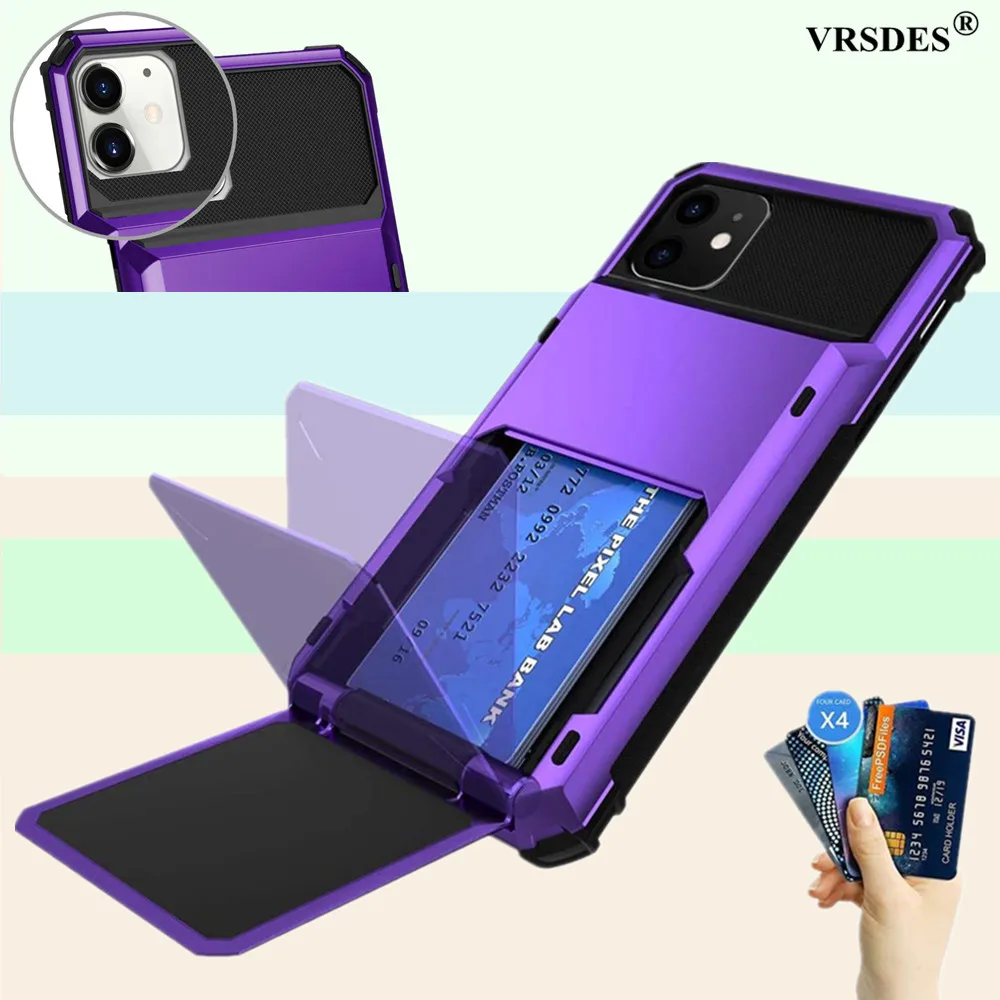 Чехол-бумажник для iPhone 11 12 Pro Max Mini X XS XRCase со скрытой кредитной картой чехол 12Pro |