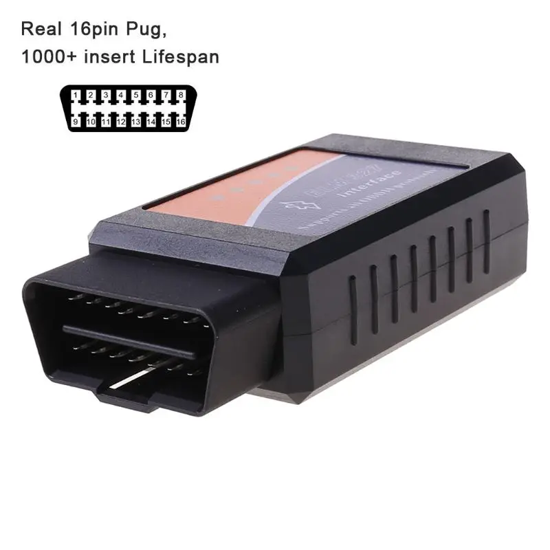 

Автомобильный Bluetooth-сканер V1.5 с поддержкой Android 16-контактный Obd2