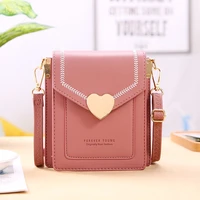 zipper buckle wallets for women female small crossbody bags trendy retro square coin purse ladies mobile phone pockets sac femme