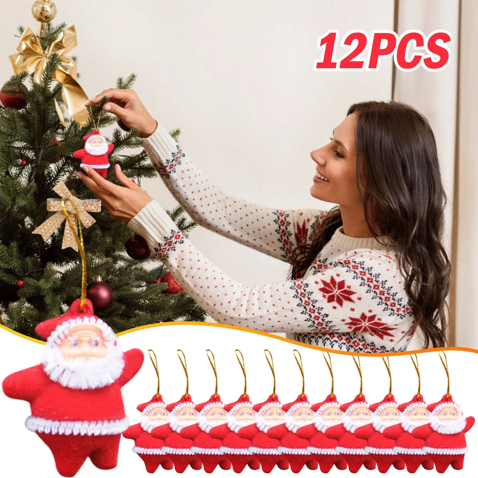 

Подвеска с Санта-Клаусом Снеговик плюшевые куклы елка для рождественской вечеринки декоративные подвески Home 2021 Рождественский кулон подарок детям * 02