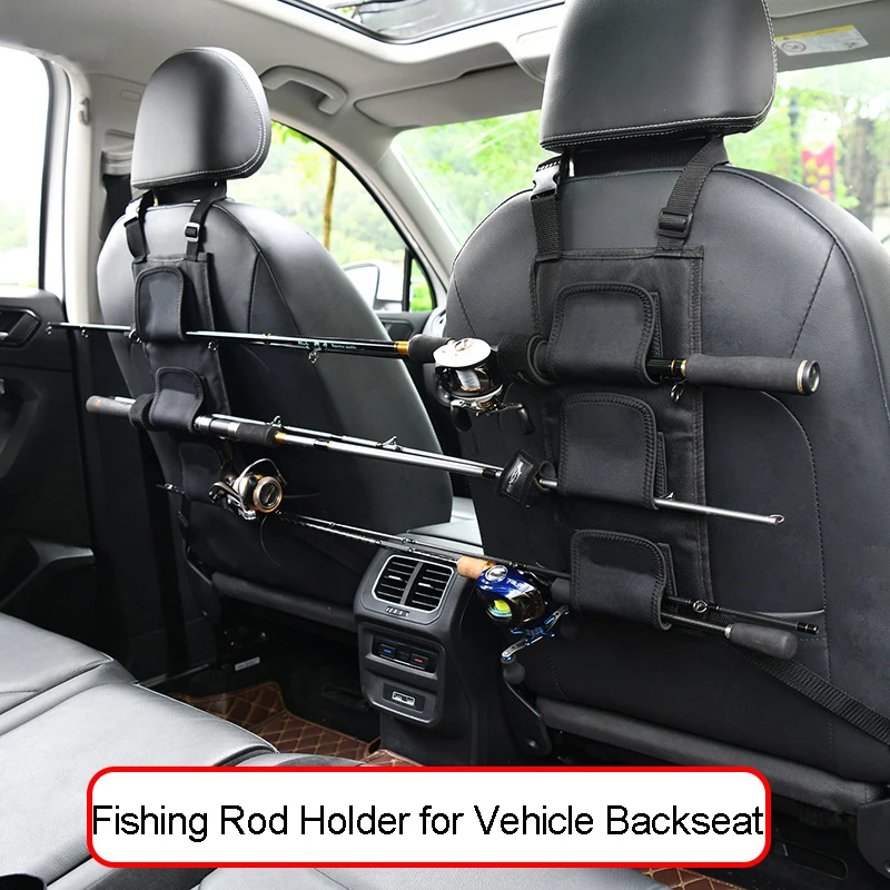 

2pcs/pack Portable Fishing Rod Holder Carrier Vehicle Backseat For Spinning Rod Telescopic Rod Pod Fishing Tackle A265