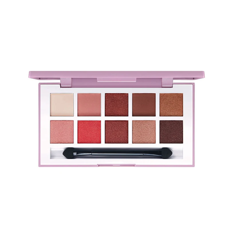 Тени для век поднос десять цветов bean paste земля Русалка Тыква матовый