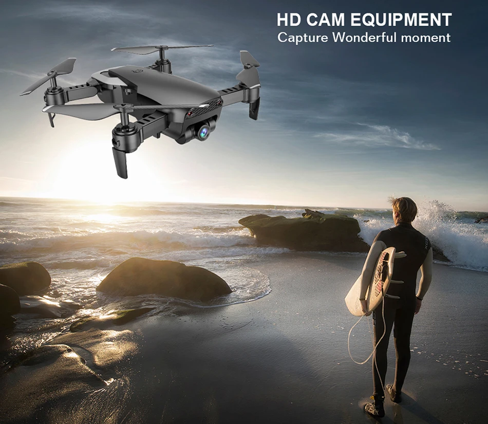 KEELEAD M69G FPV RC Дрон 4K 1080P WiFi HD Двойная камера s Дрон складной мини Дрон жесты фото Квадрокоптер с камерой VS F11 Pro