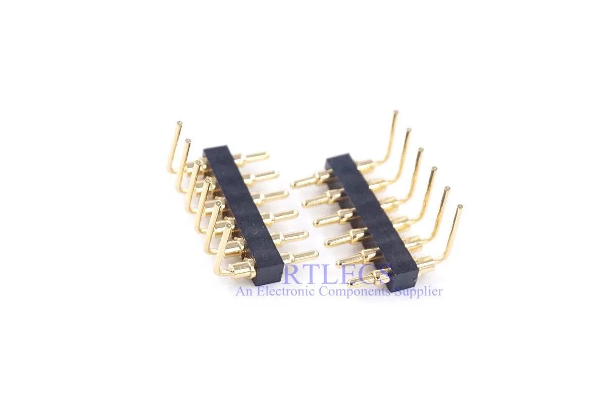 2 шт. пружинный штырьковый штырь с 6 позициями 54 высота печатная