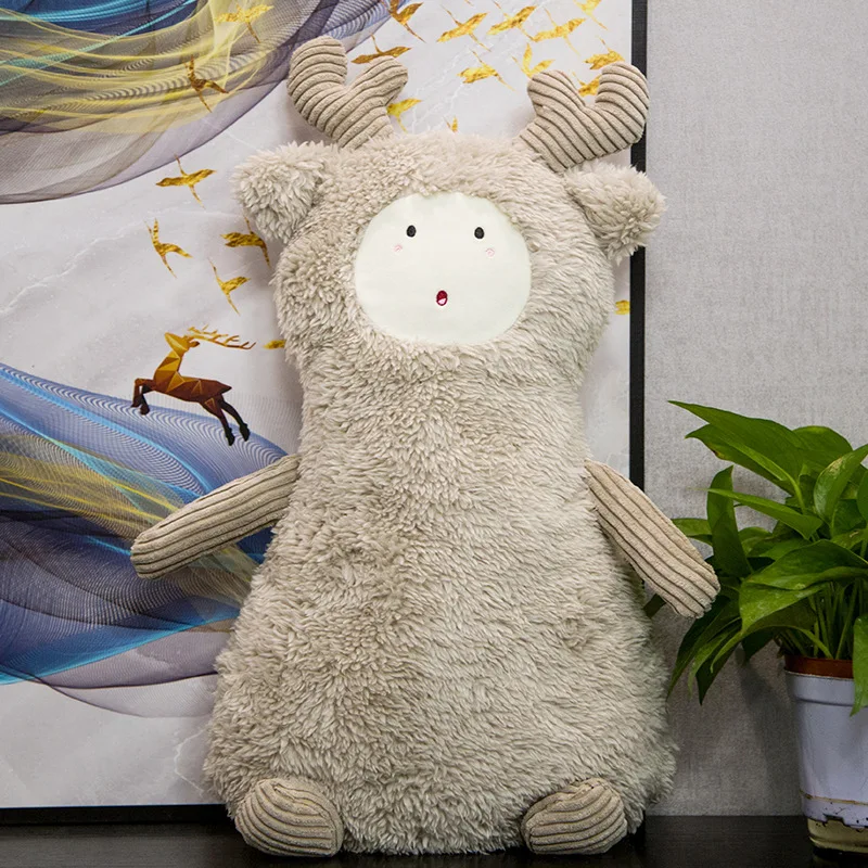 

2020 Plush pillow forest animal bear cushion bed pillow children's soft cushion
