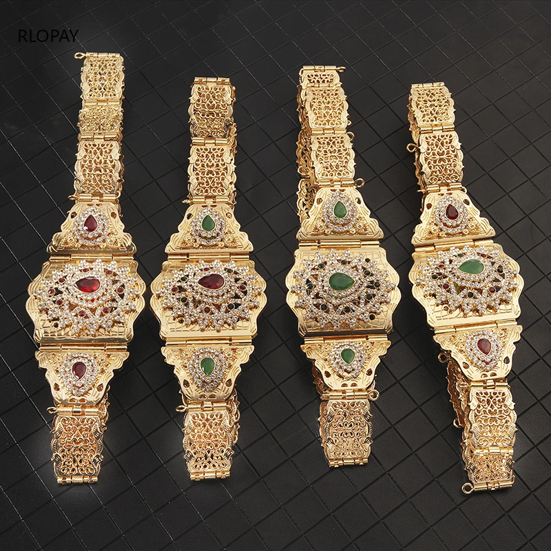 Тренд капли воды Стразы для женщин Талия цепи Роскошные Длинные Свадебные ремни