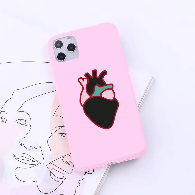 

PNL QLF Rapper Phone Case Candy Color for iPhone 6 7 8 11 12 s mini pro X XS XR MAX Plus